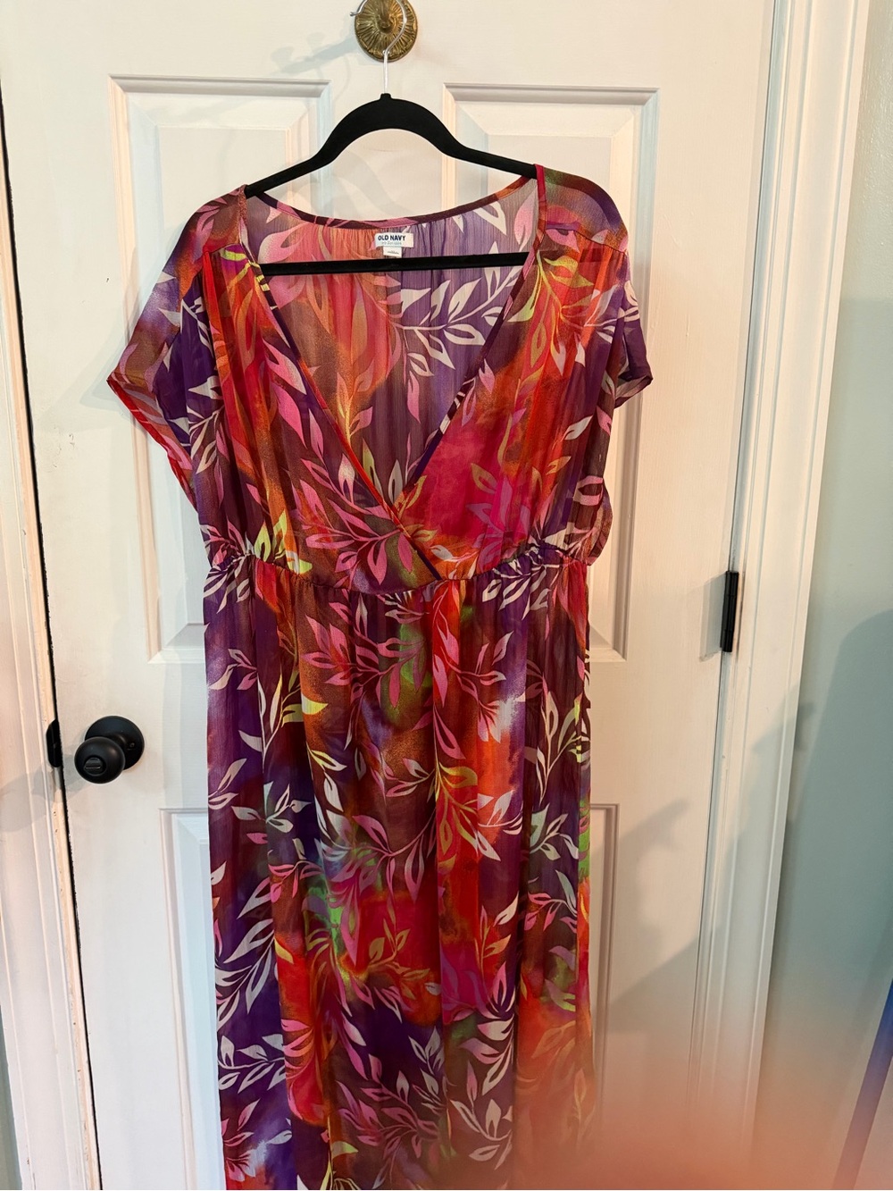 Old Navy Floral Multicolor swim coverup